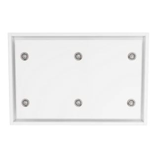 Takintegrerad köksfläkt Swedluxury SIGNATURE vit  |6 x Led spot mini|Design line