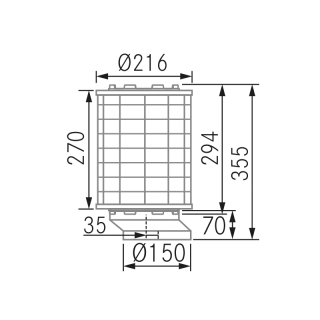 Swedluxury Premium Plasma filter runt Q2