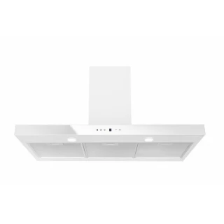 Vägghängd köksfläkt vit+vit glas 60cm/90cm|SWEDLUXURY| Pacific Vg